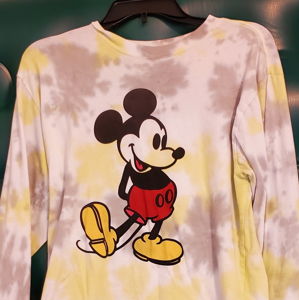 Disney tie dye long sleeve shirt